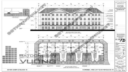 Sơ đồ ghép khối Block 10 liền kề La Casta Văn Phú - liền kề Văn Phú HiBrand - khu đô thị Văn Phú