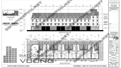 Sơ đồ ghép khối Block 04, Block 06 liền kề La Casta Văn Phú - liền kề Văn Phú HiBrand - khu đô thị Văn Phú