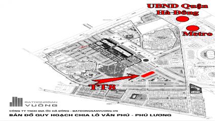 Bán Liền kề Văn Phú lô TT8, mặt đường 16.5m, nhà hướng Tây - Bắc, Khu đô thị Văn Phú [#H2417.1925]